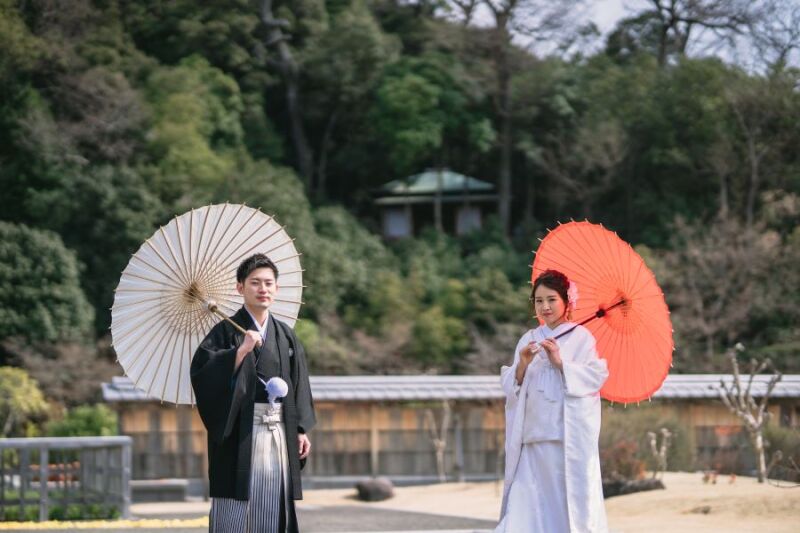 二之丸庭園にて