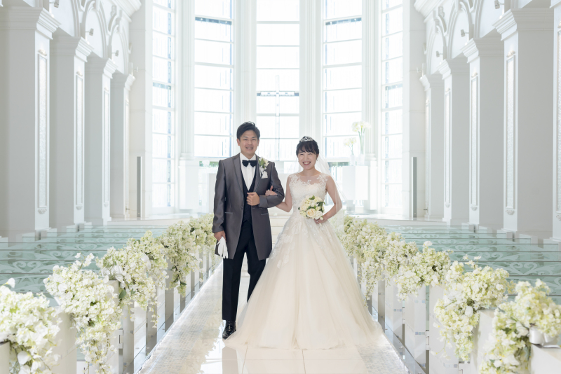 今回の新郎新婦様はこちらのお二人♪