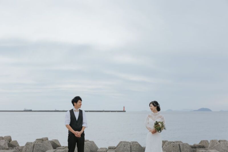 海でのロケーション