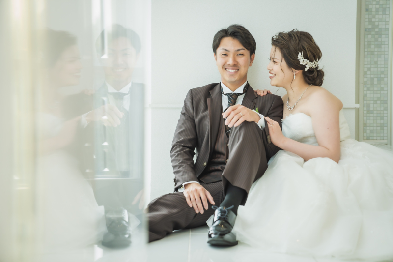 新婦様はウエディングドレスに♪