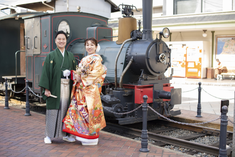 【式場&ロケプラン】まずは和装で道後ロケ♪