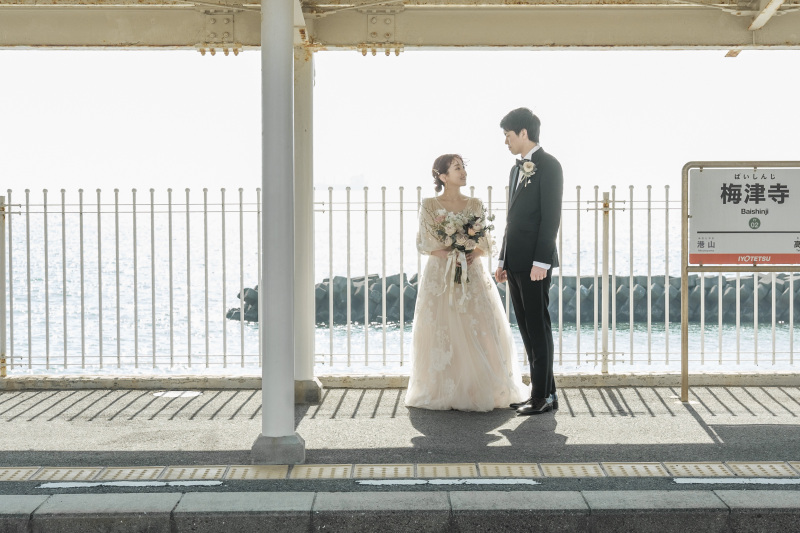 アルベラから少し移動して梅津寺で1枚 海ロケも◎