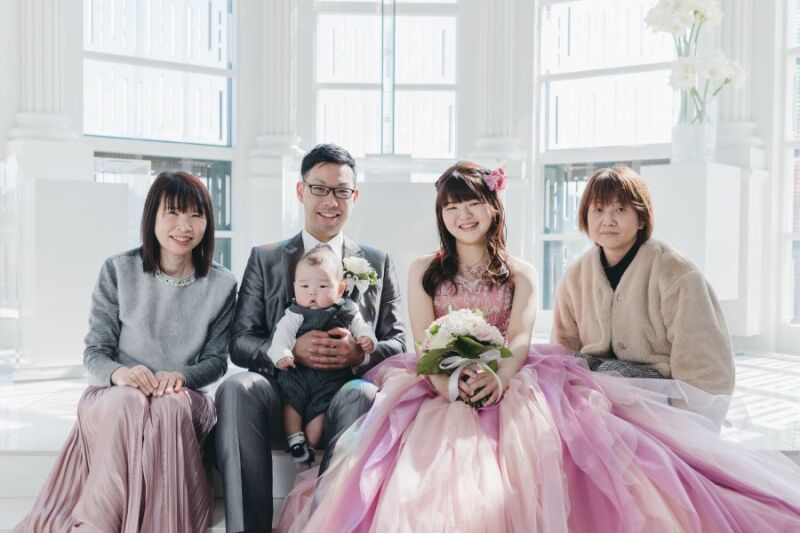 ご家族様と記念撮影