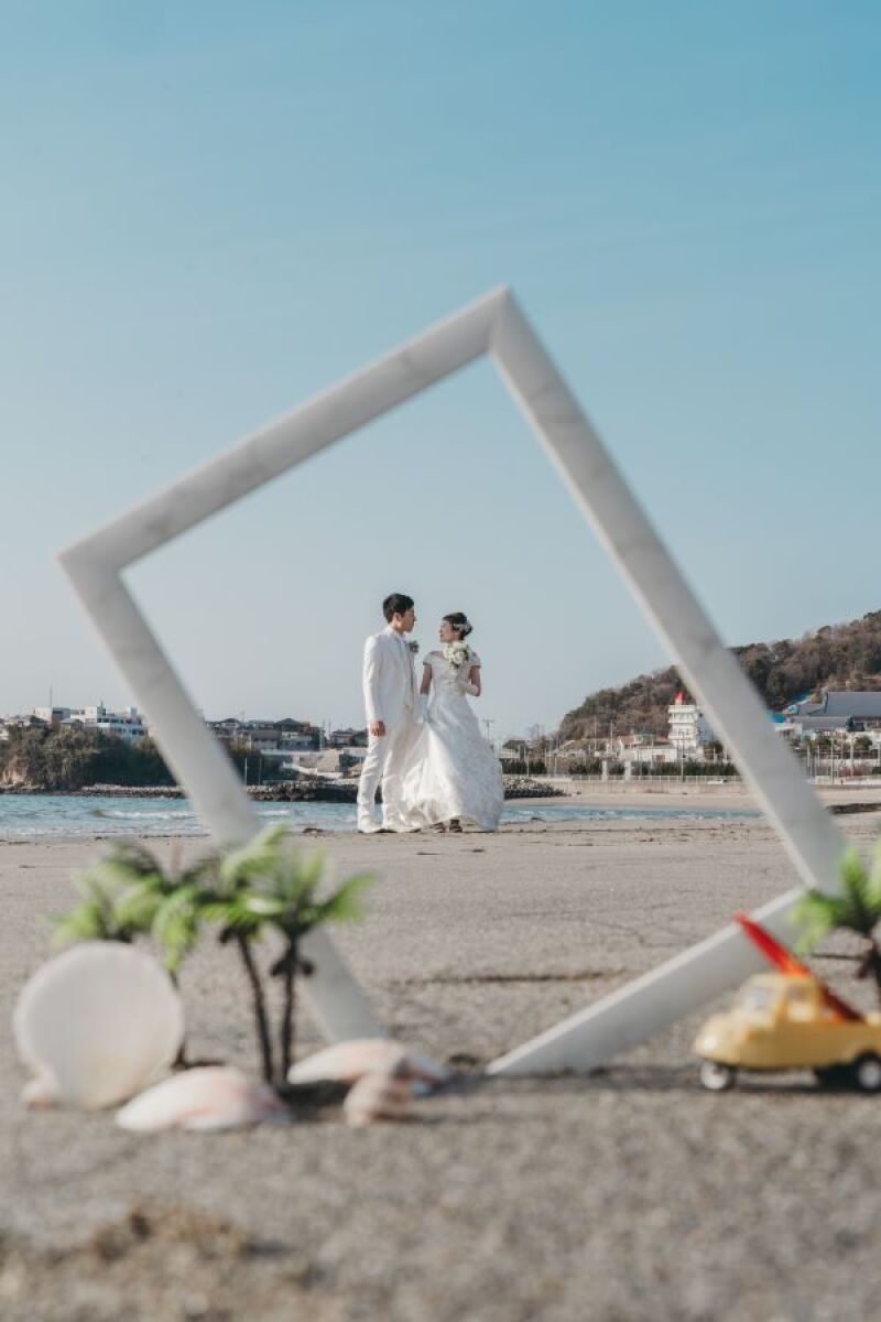 海とお写真立て