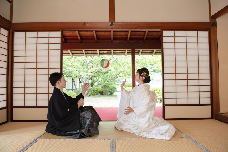 紙風船を使って