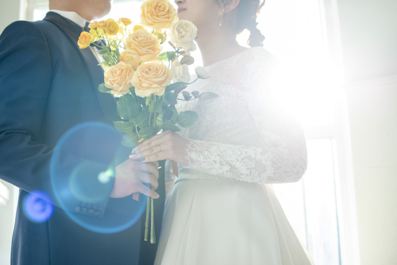 【式場&ロケプラン】洋装で式場ロケ撮影♪