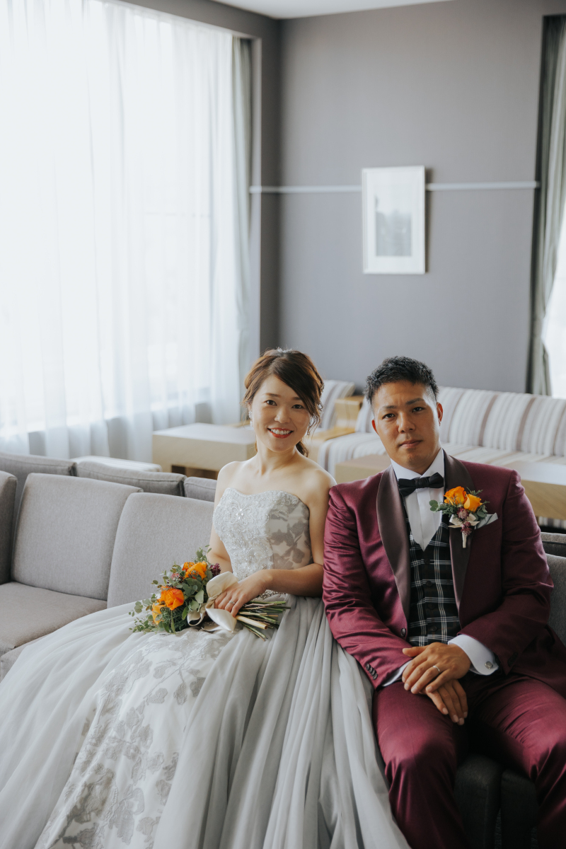 まずはシックな空間で♪