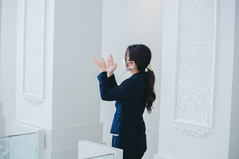 スタッフも温かい気持ちに