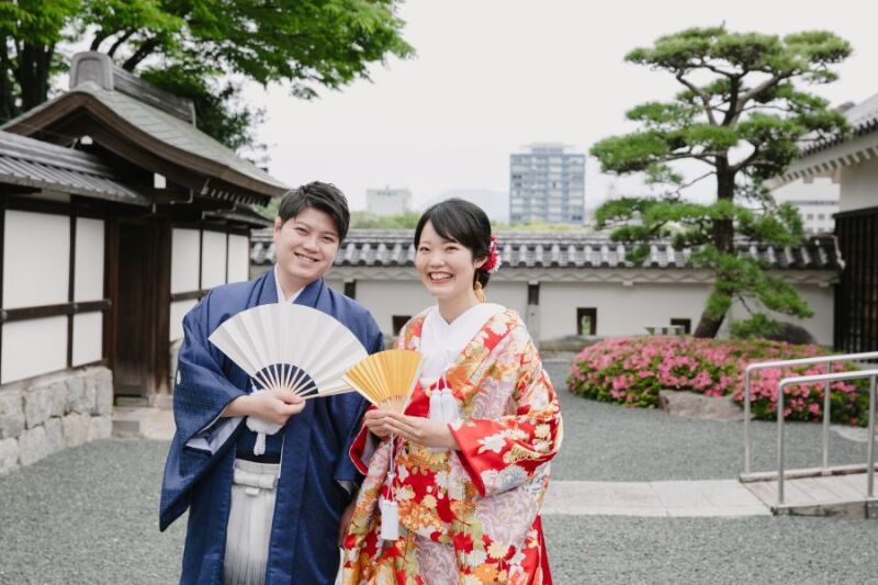 紋付袴×色打掛