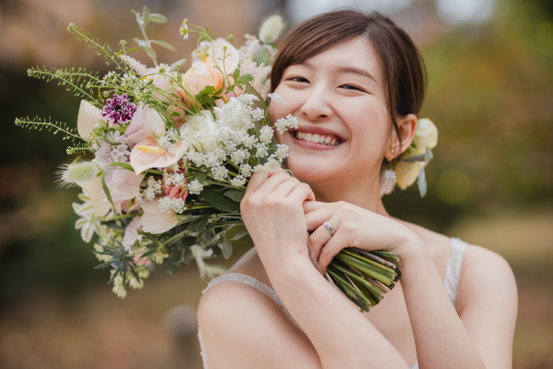 ステキな笑顔で