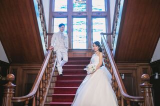 ロケ2か所！おふたりらしさが詰まったお写真に♪