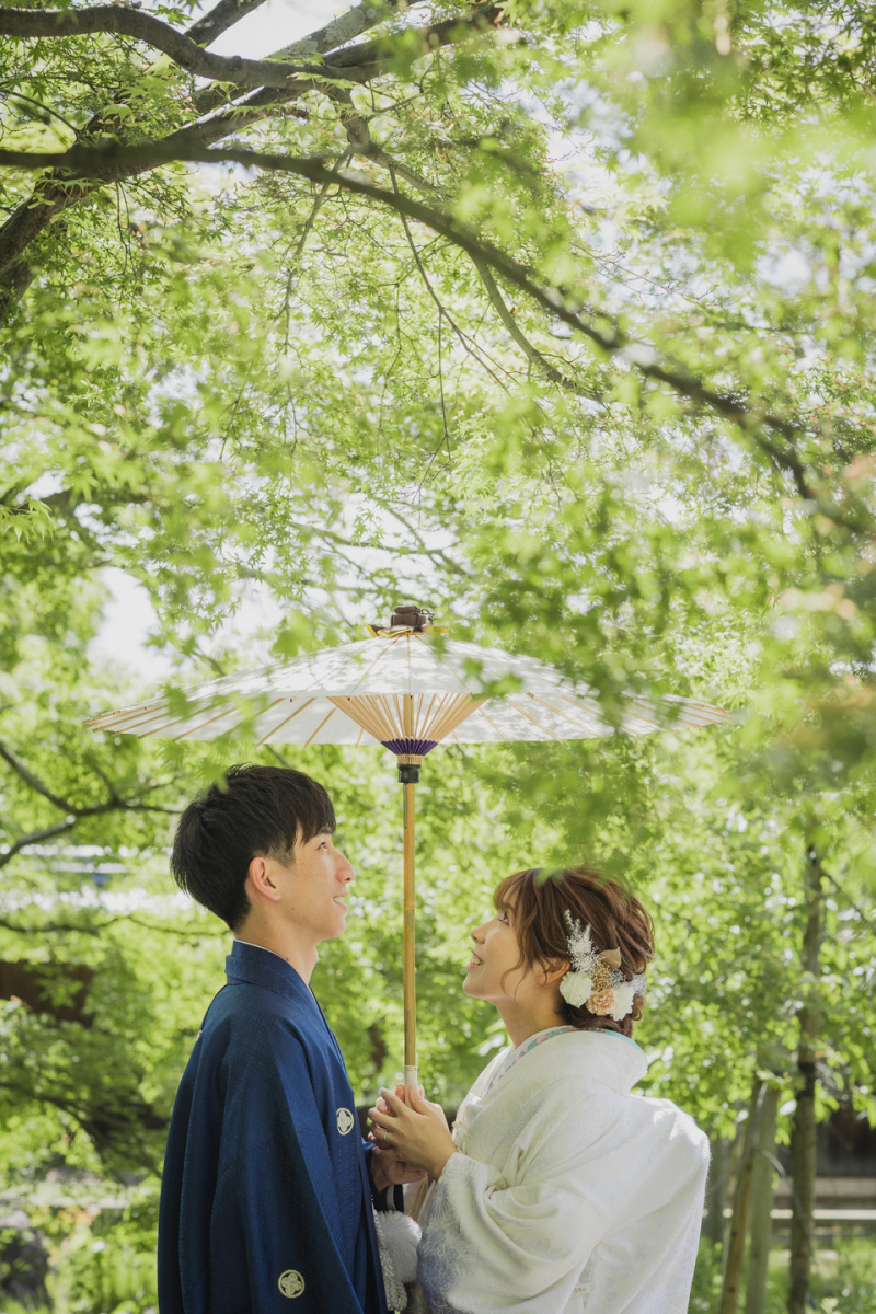 緑の自然に囲まれて