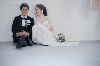 真っ白なスタジオでお洒落フォト♡