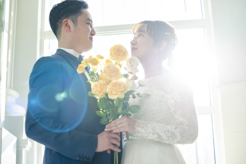 お二人の晴れ姿との相性も◎