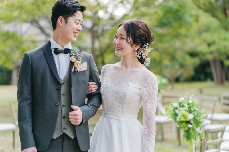 ガーデンウェディング風