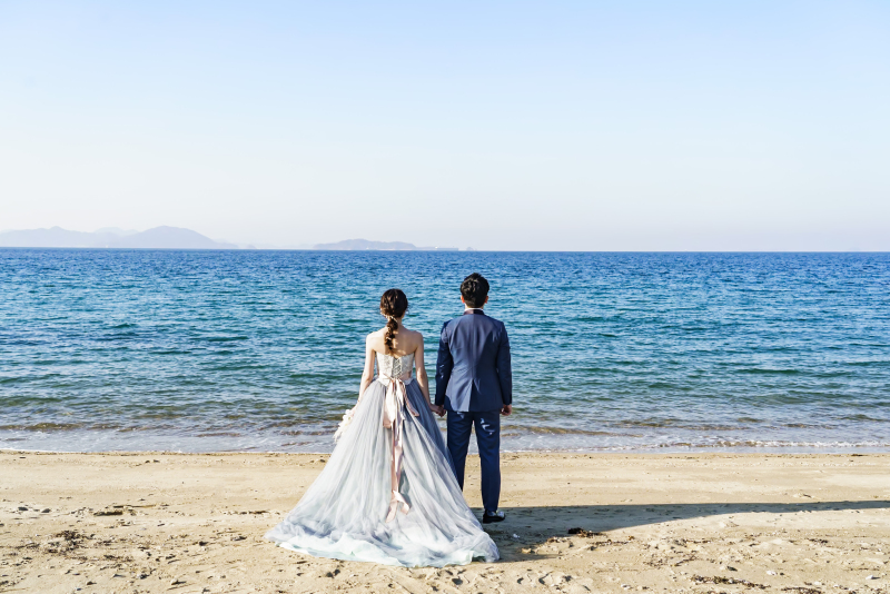 最後は後ろ姿で