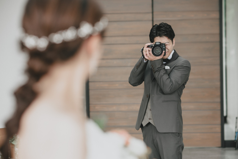 新郎様がカメラマンに!
