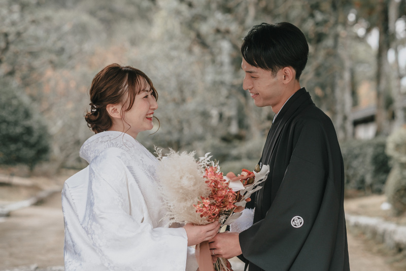 まずは白無垢で♪