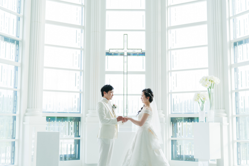 【15%OFF★10月~12月撮影】県内最大級!大聖堂フォト<洋装1点+新婦ヘアメイク+データ>