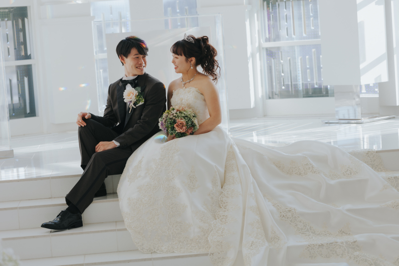 【15%OFF★10月~12月撮影】県内最大級!大聖堂フォト<洋装1点+新婦ヘアメイク+データ>