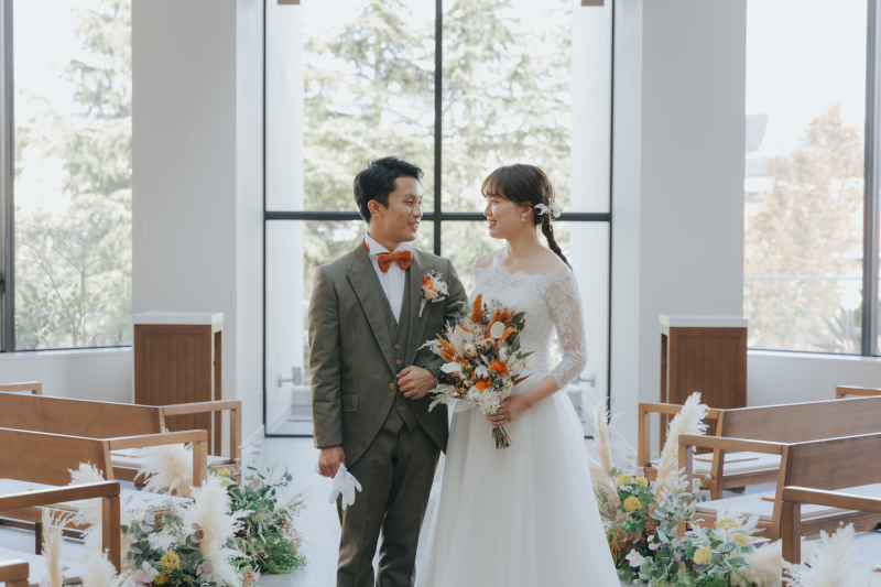 【10~12月撮影の方】リゾート感満載!樹々の教会ISLETフォト<洋装1点+新婦ヘアメイク+データ>