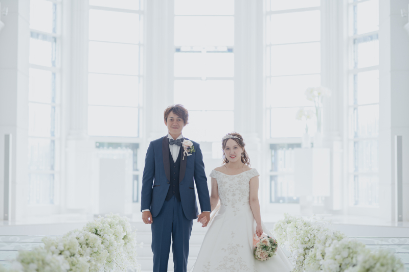 【15%OFF★10月~12月撮影】県内最大級!大聖堂フォト<洋装1点+新婦ヘアメイク+データ>