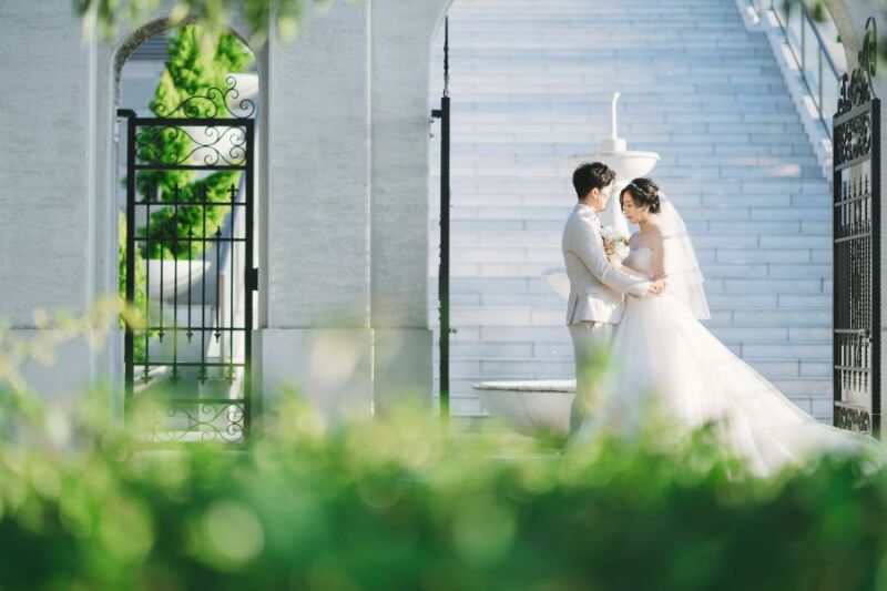 式場ロケーションフォトプラン<新郎新婦衣裳1点+ヘアメイク+全データ>