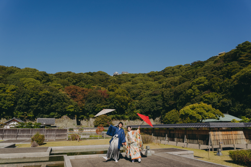 二の丸庭園プラン<和装1点+ヘアメイク+全データ>