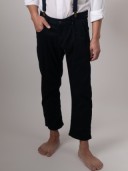 七分丈パンツ紺-010　（S～LL）