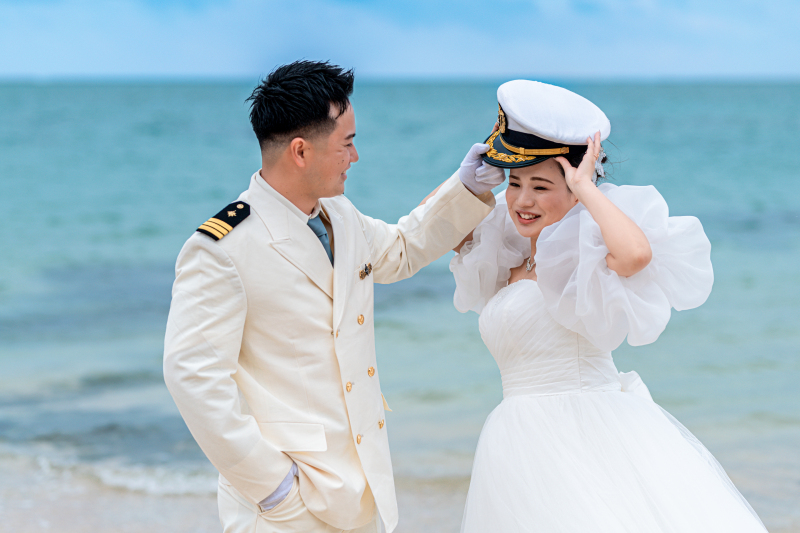 帽子でかわいく♪