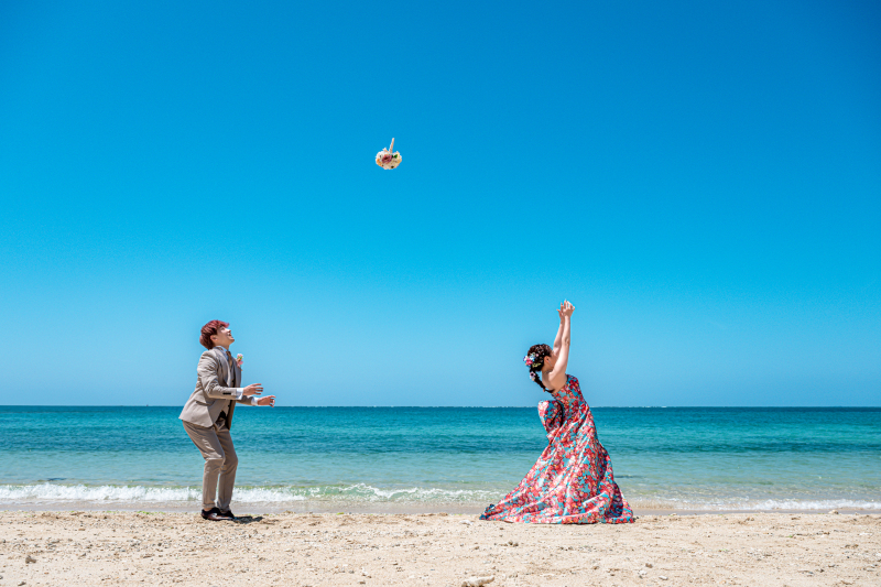 ブーケキャッチ新郎♡