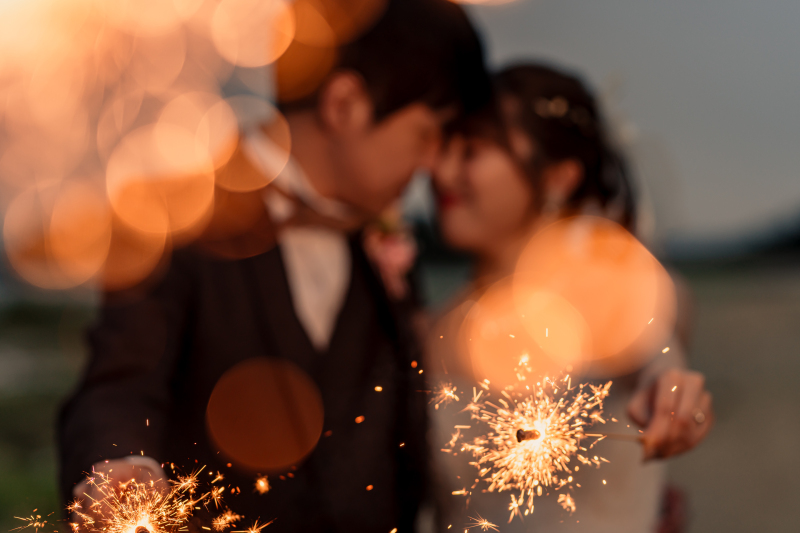 サンセット花火♡