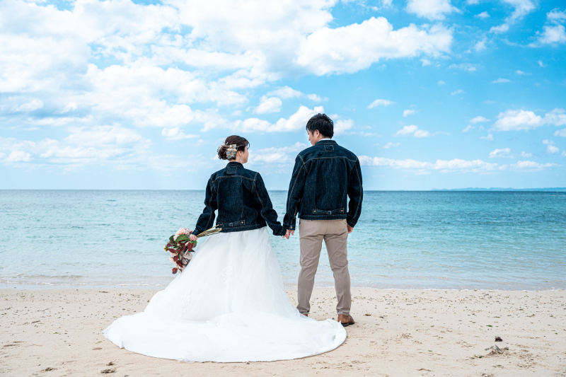 デニムペアルック後ろ姿♡