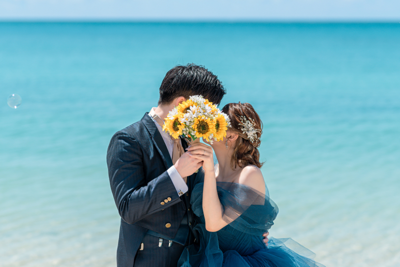 ひまわりキス隠し