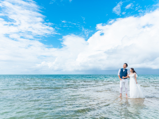 【ベーシックプラン♬】スタジオ+ビーチ１ヵ所+オプション（全身ウォーターイン）