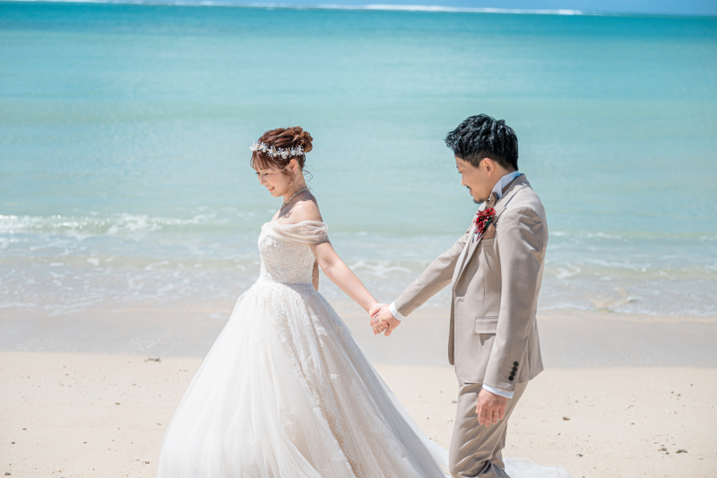 青い海をお散歩