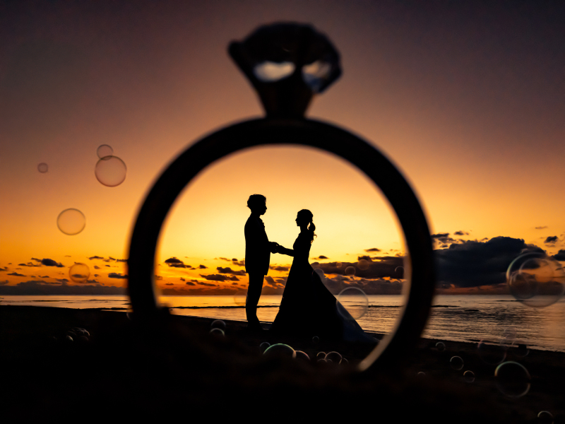 爆焼けリングシルエット♡