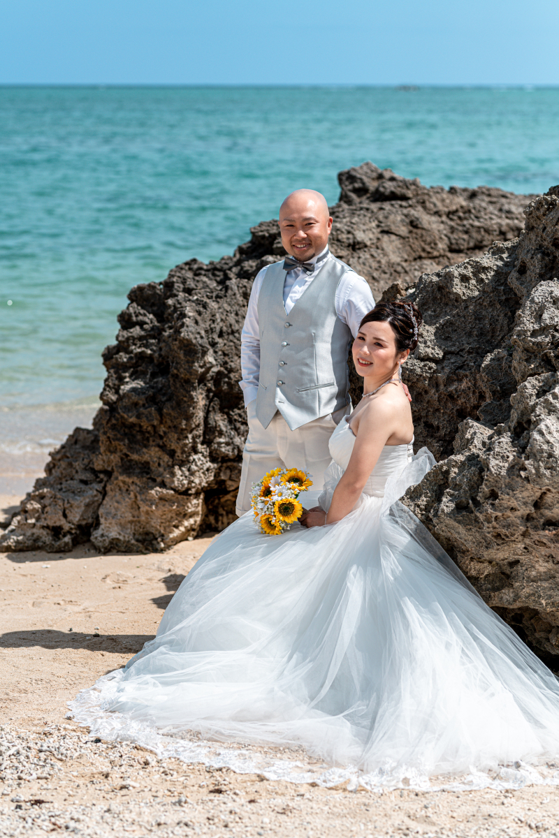 青いビーチにうっとり♡