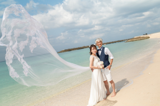 ✨ビーチフォト♬✨データ150カット以上お渡し◎三面台紙付き！