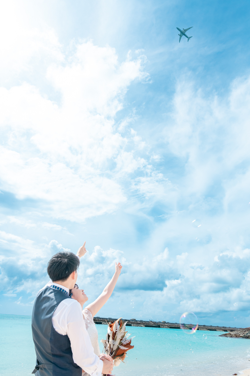 飛行機だ!!