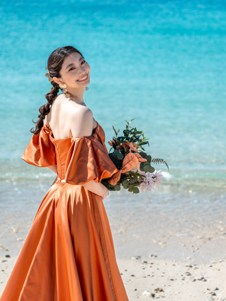 新婦ソロ振り向き♡