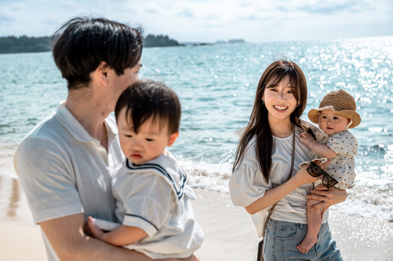 ビーチゆったり散歩♡