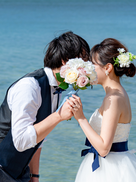 ブーケDE顔隠し♡