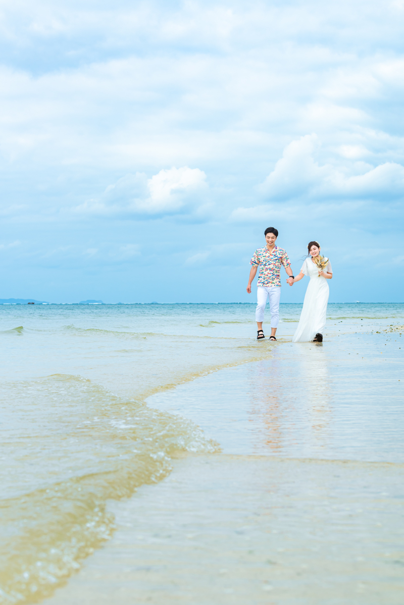 遠浅の海で♪