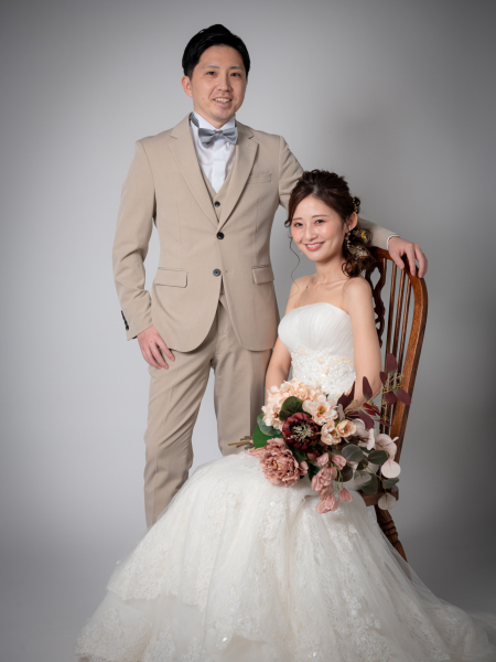 まずはスタジオ撮影を♪