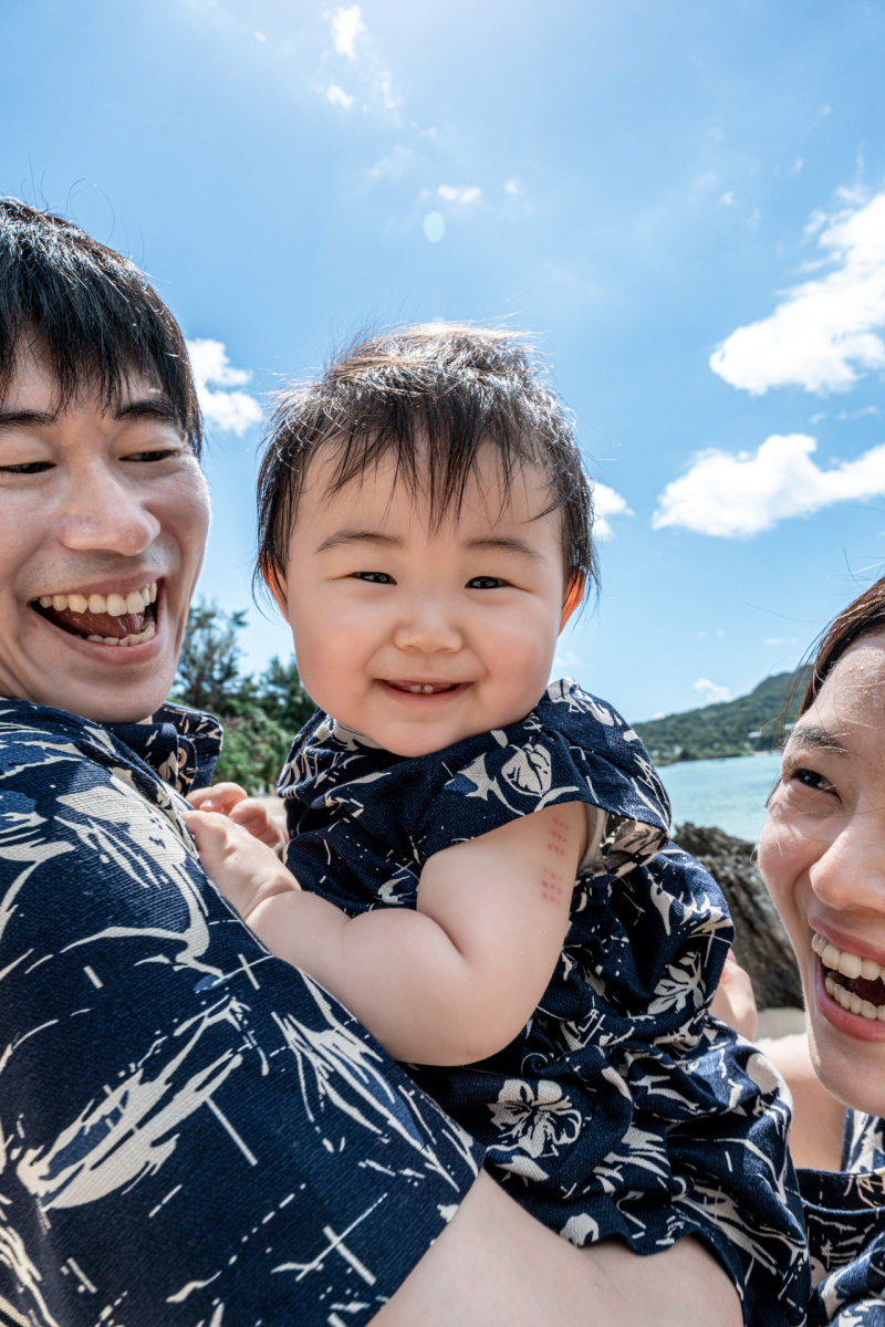 お子様アップで締めくくり