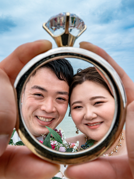 リングイン笑顔♡