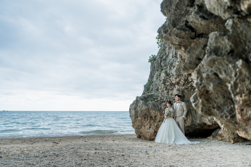 青いビーチを見つめて♡