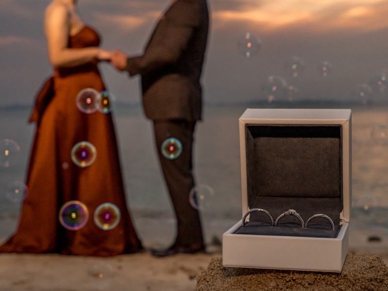 リング越しに向き合い♡