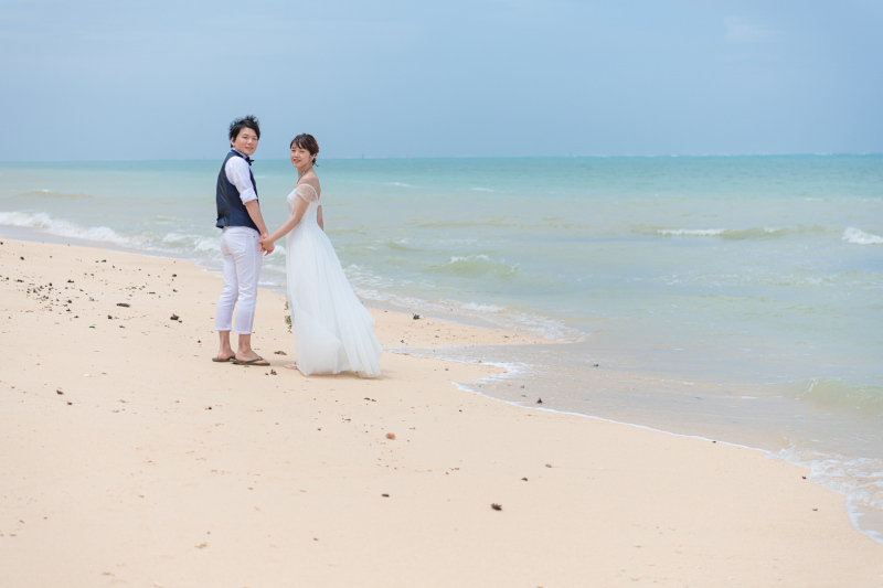 貸し切りのビーチ